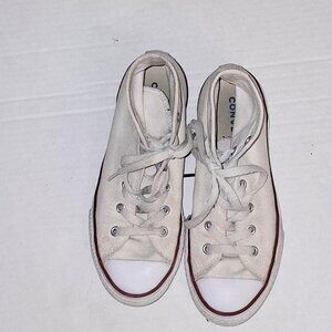 Converse All Star White High Top Sneakers Youth Size 2